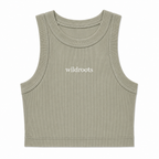Organic Ribbed Crop Tank