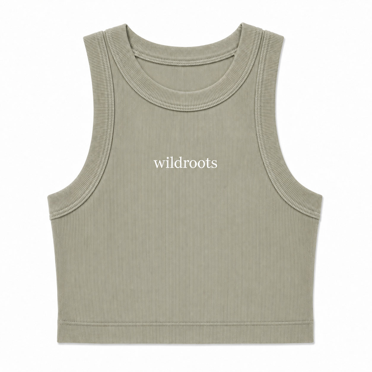 Organic Ribbed Crop Tank