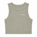 Organic Ribbed Crop Tank