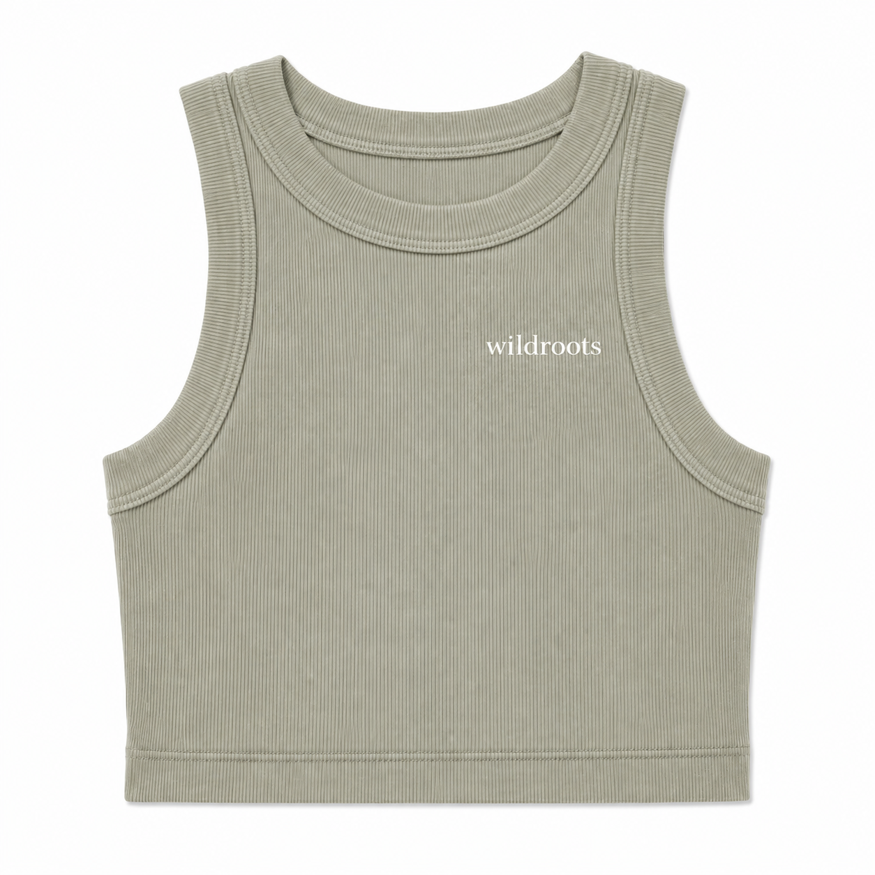 Organic Ribbed Crop Tank