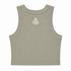 Organic Ribbed Crop Tank