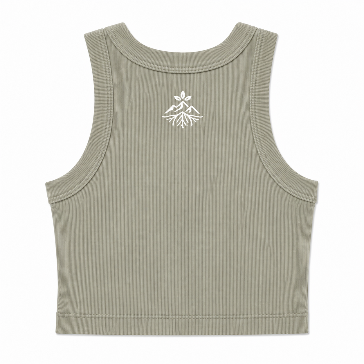 Organic Ribbed Crop Tank