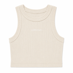 Organic Ribbed Crop Tank