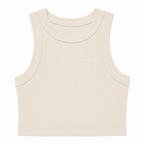 Organic Ribbed Crop Tank